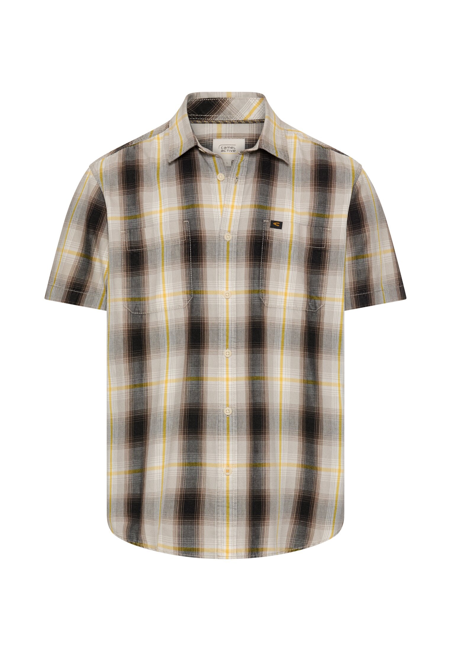 Camel active Herren Hemden kurz Sun Yellow