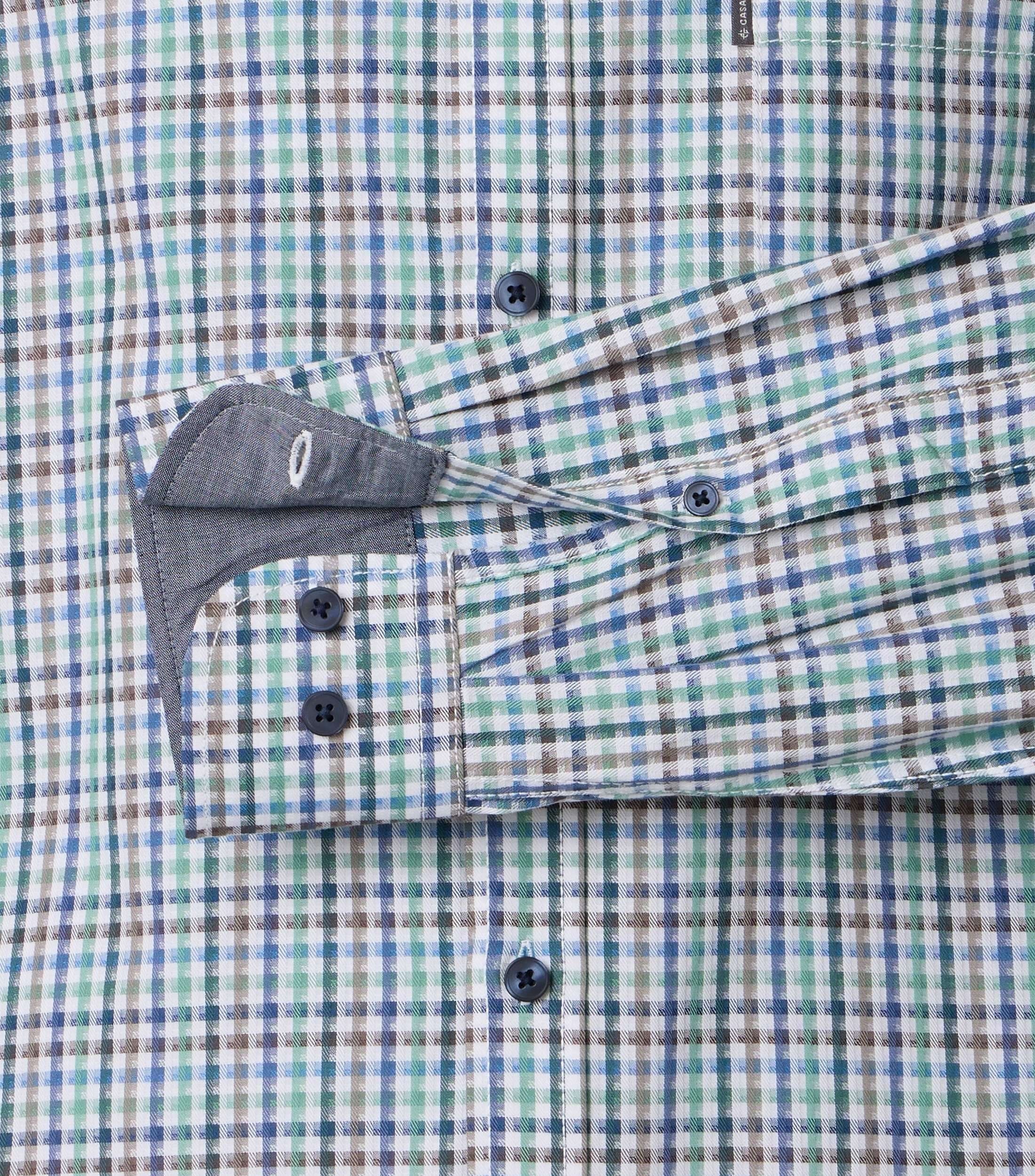 Casa Moda Herren Hemden Gruen