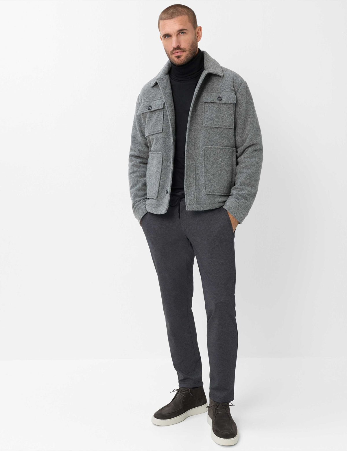 Brax Herren Hosen Black