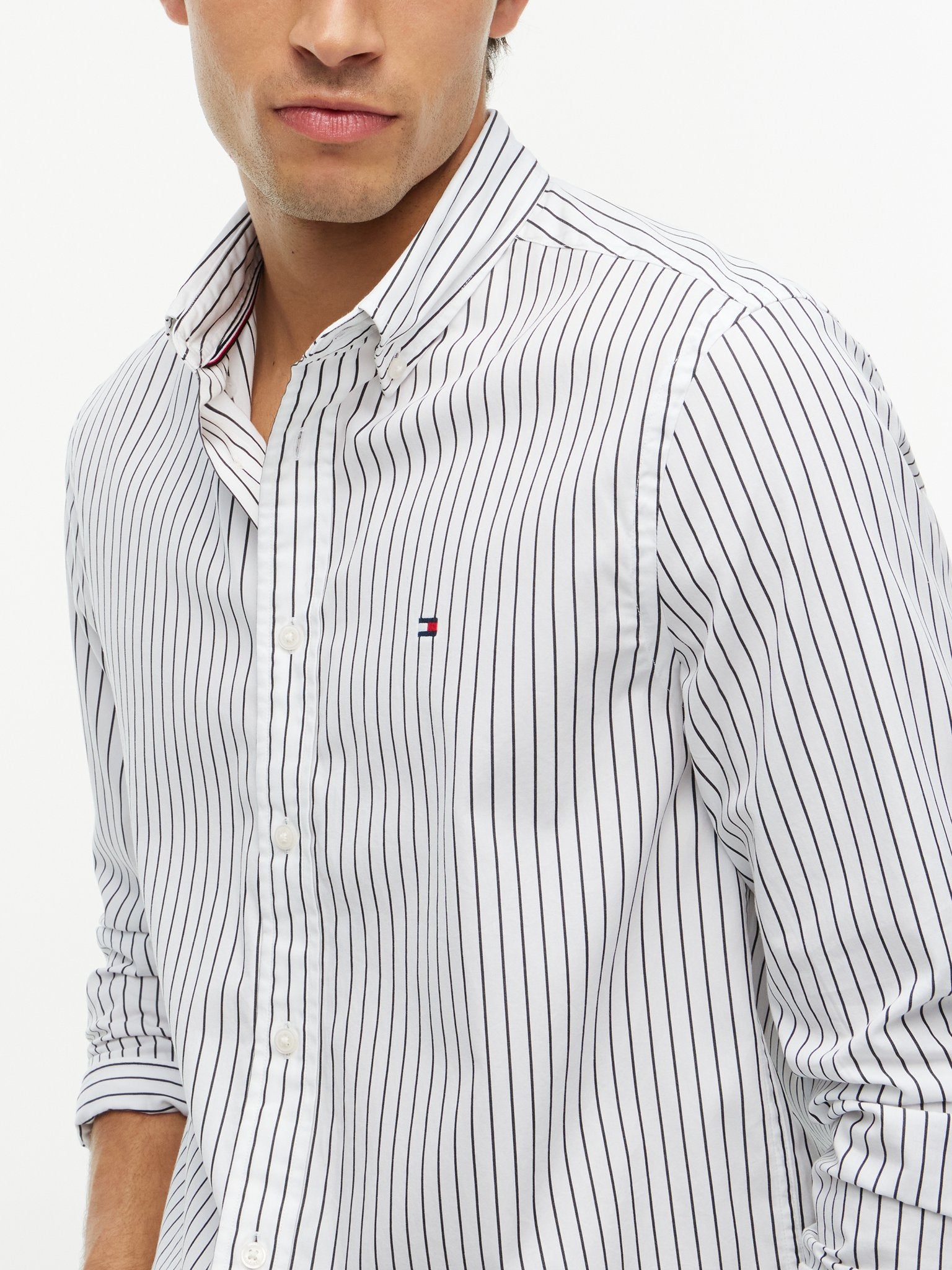 Tommy Hilfiger Herren Hemden Fa White