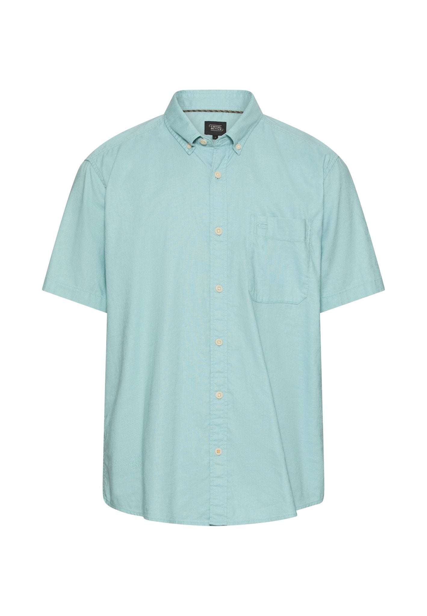 Camel active Herren Hemden kurz Ocean Green