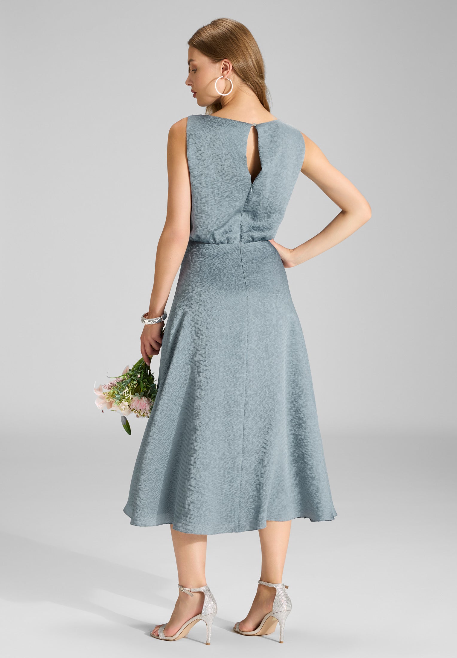 Swing Damen Kleider Ice Blue