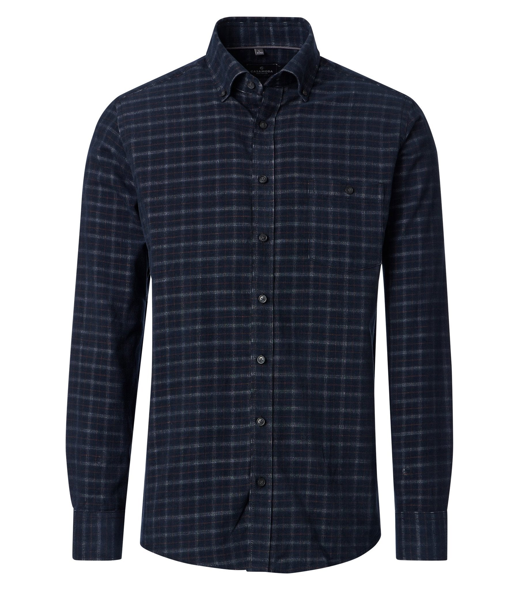 Casa Moda Herren Hemden Schwarz