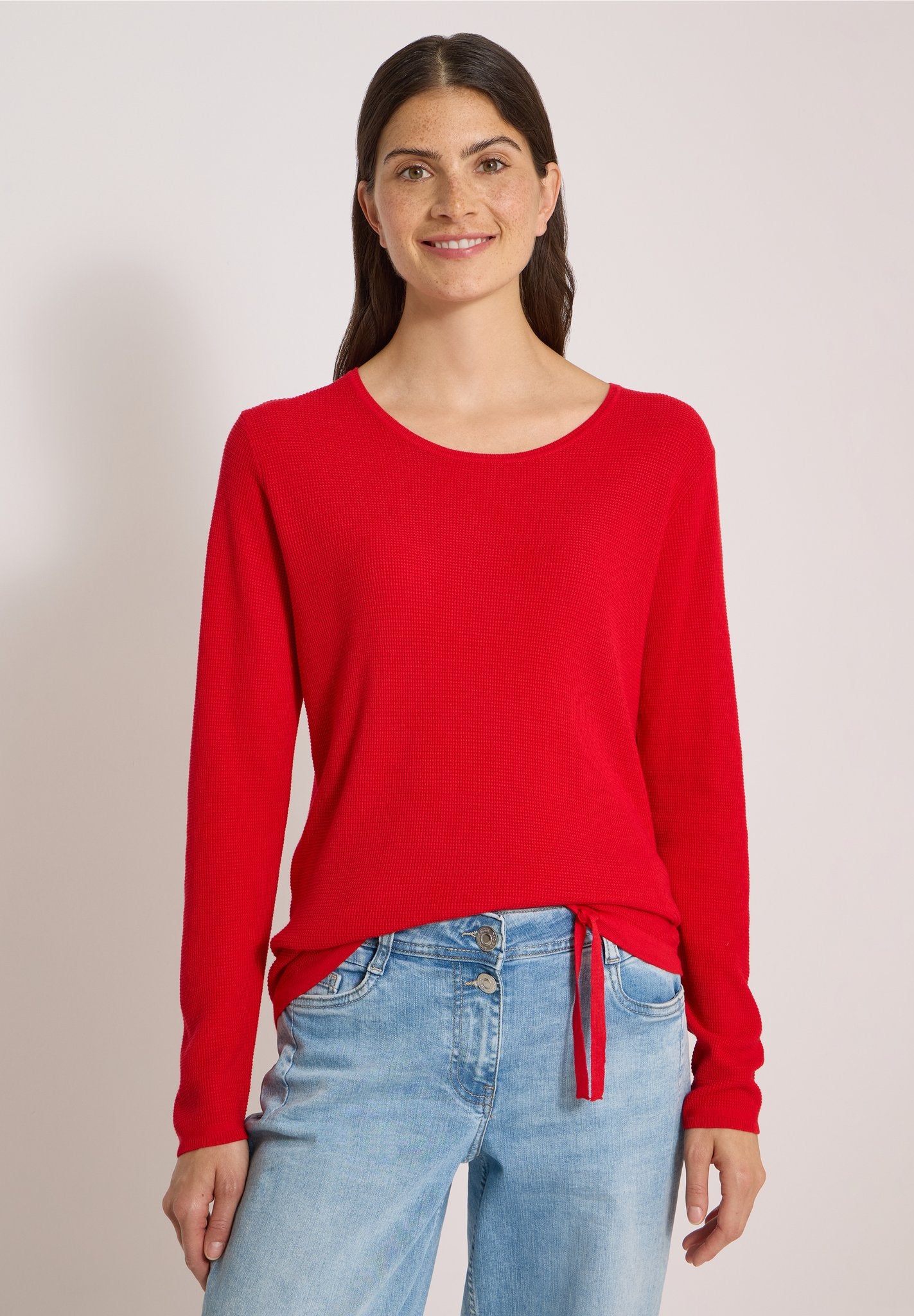 Cecil Damen Pullover Flame Red