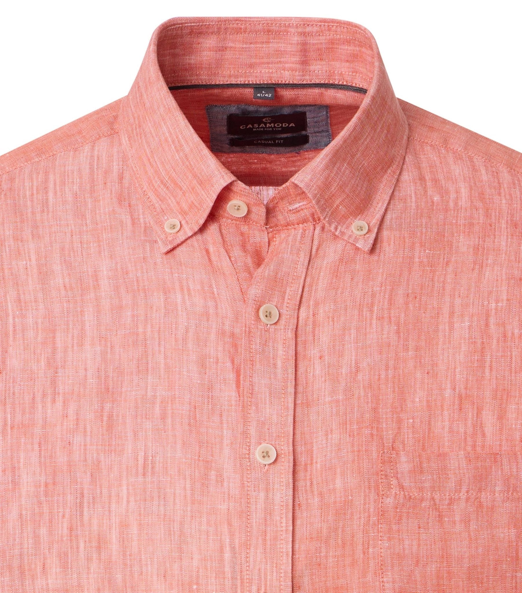 Casa Moda Herren Hemden kurz Orange