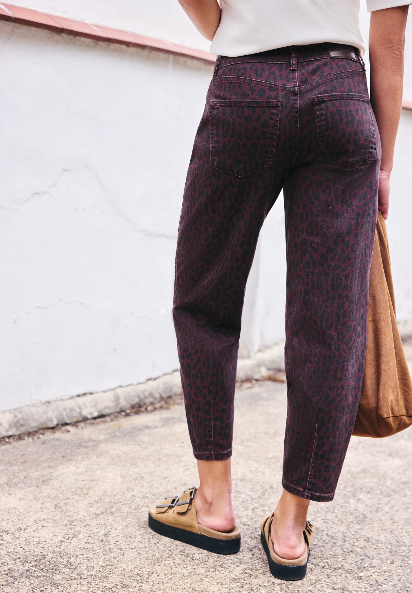 Street One Studio Damen Hosen Burgundi