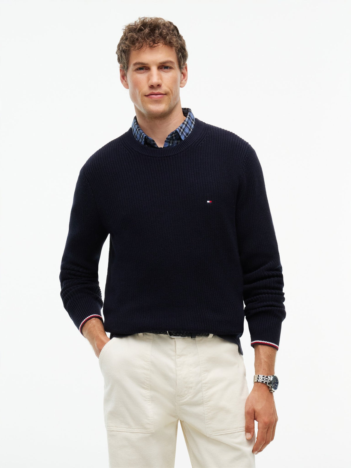 Tommy Hilfiger Herren Sweatshirts Dw Blue