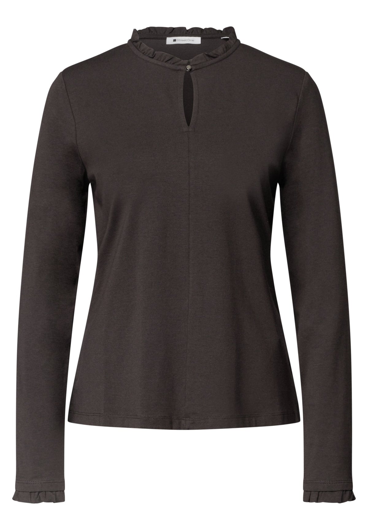 Street One Damen T-Shirts Black Cof