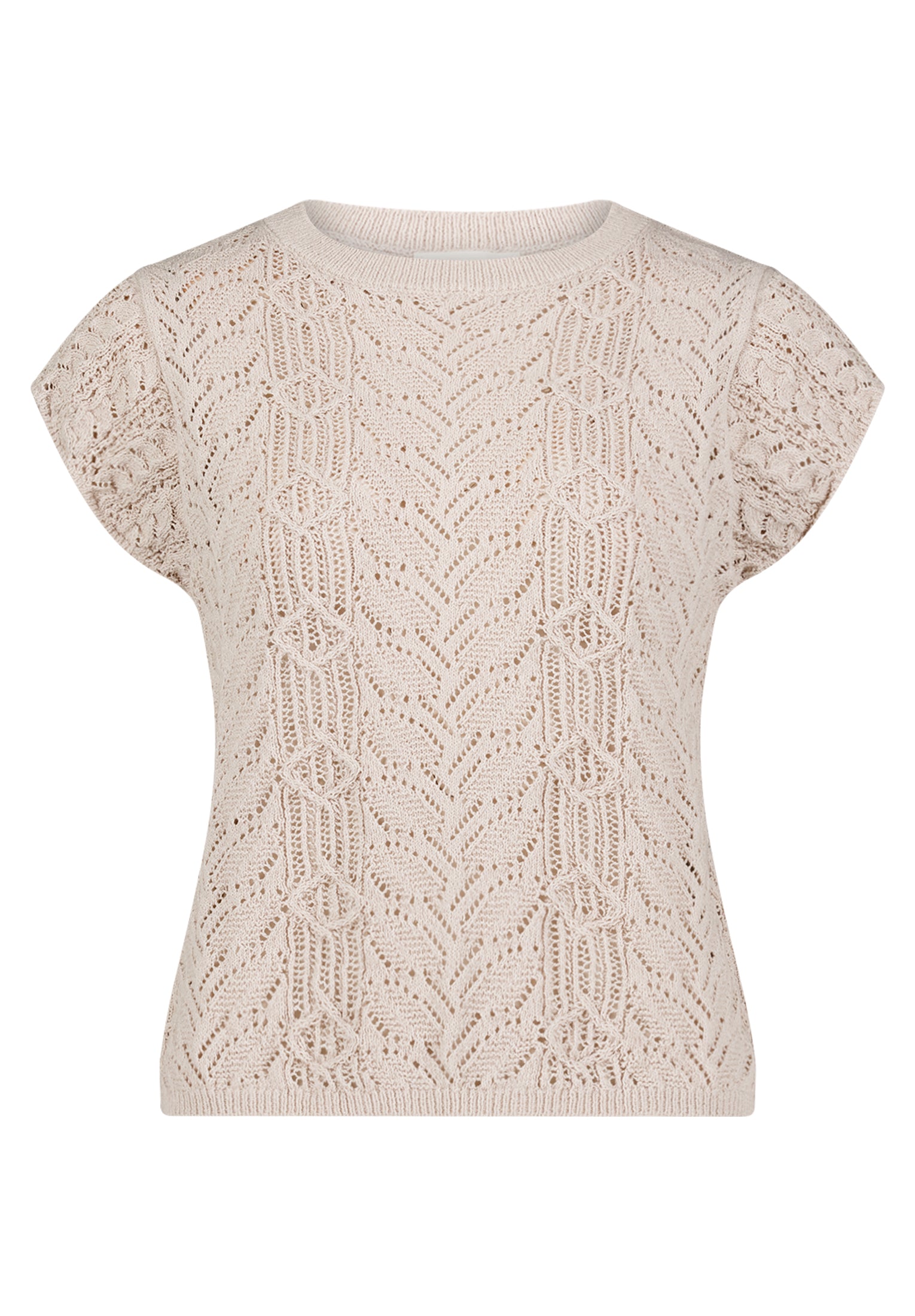 Cartoon Damen Pullover Silky Beige