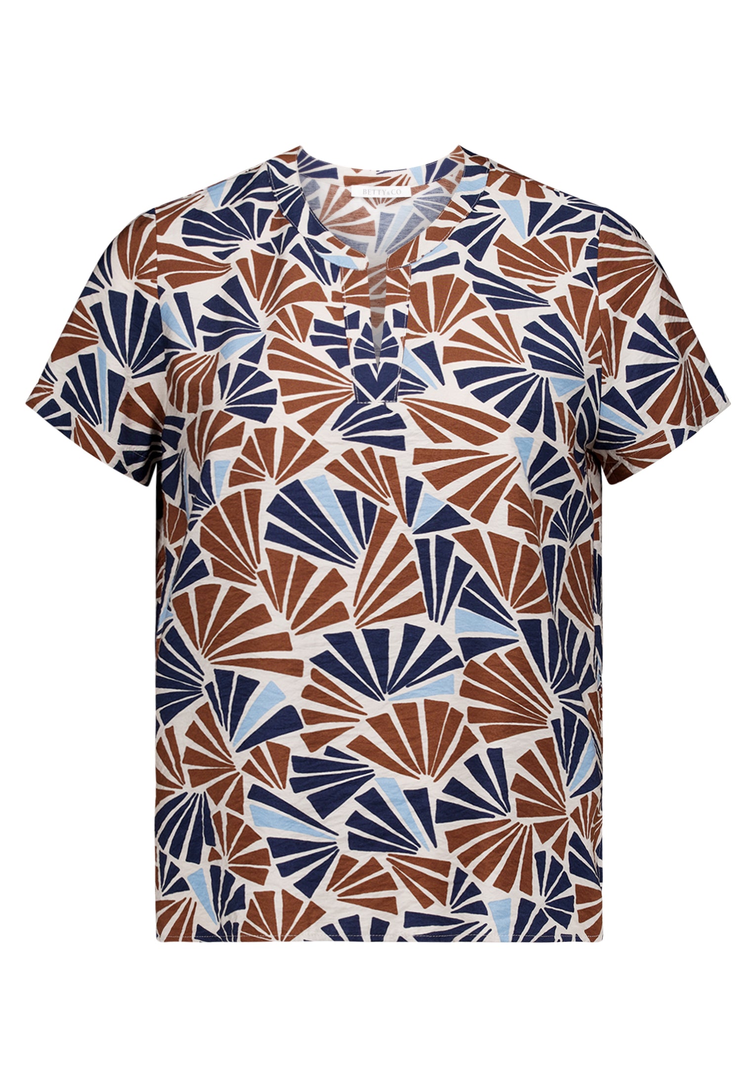 Betty & Co Damen Blusen kurz Nature/Brown
