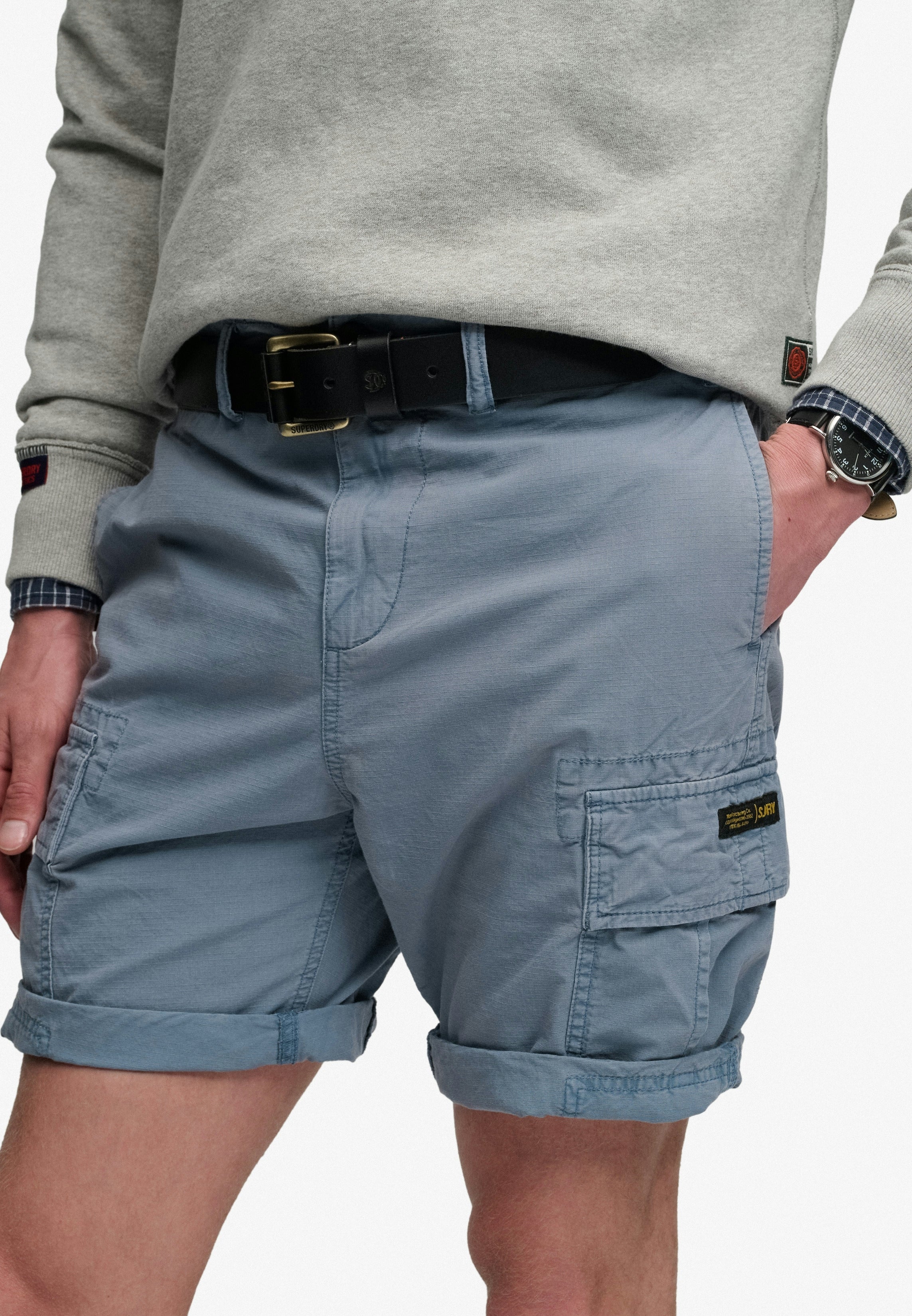 Superdry Men Herren Shorts Jo Flint Stone