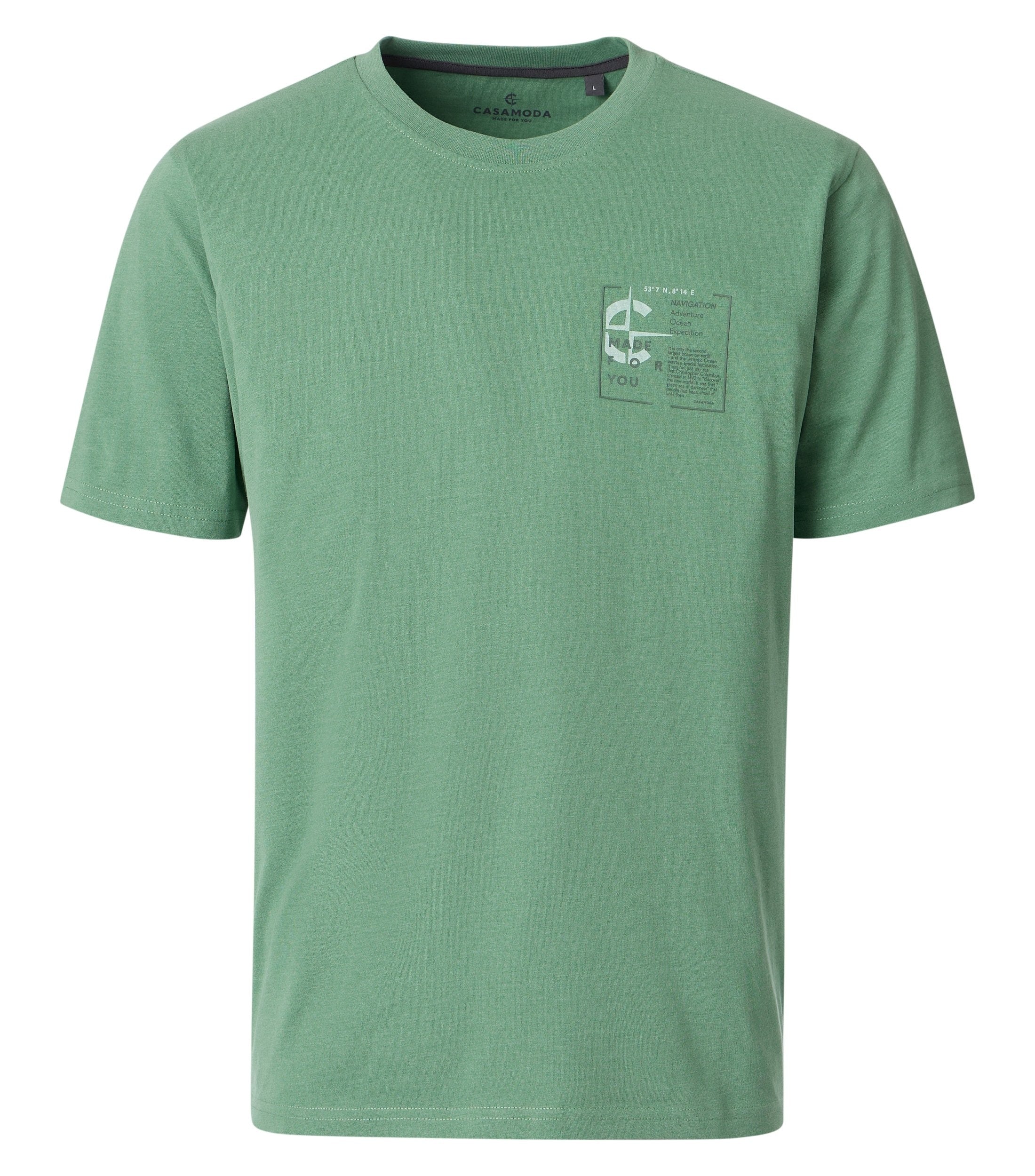 Casa Moda Herren T-Shirts kurz Tuerkis