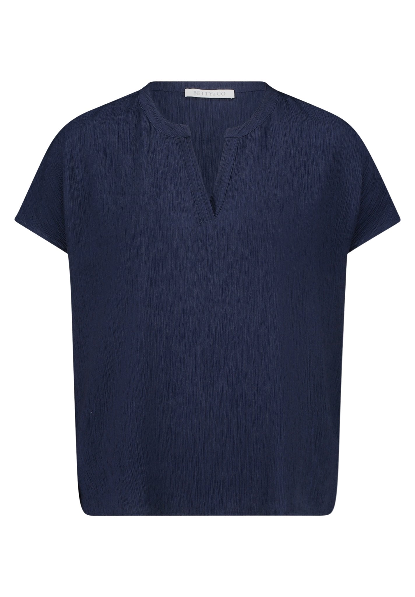 Betty & Co Damen Blusen kurz Navy Blue