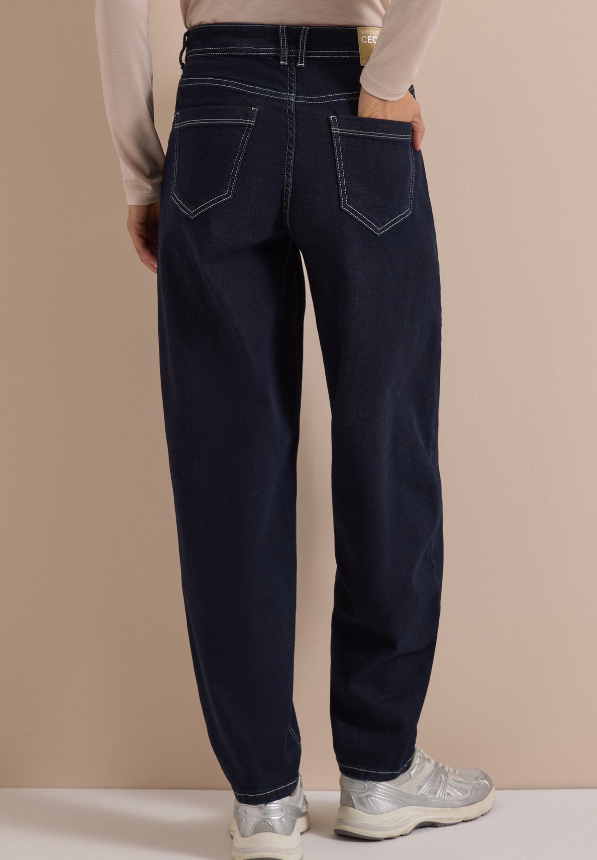 Cecil Damen Hosen Rinsed Wa