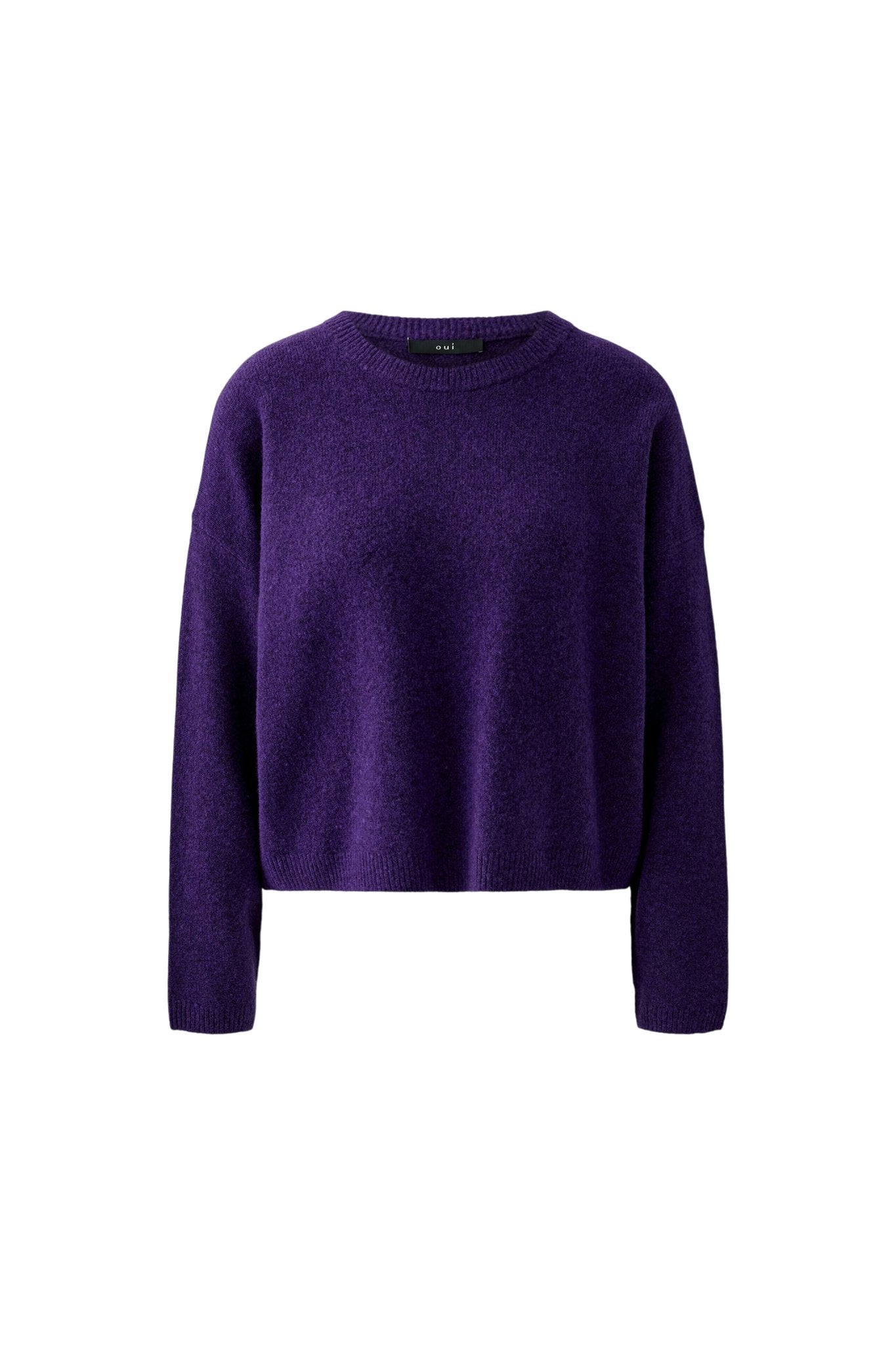 Oui Damen Pullover Ultra Viol