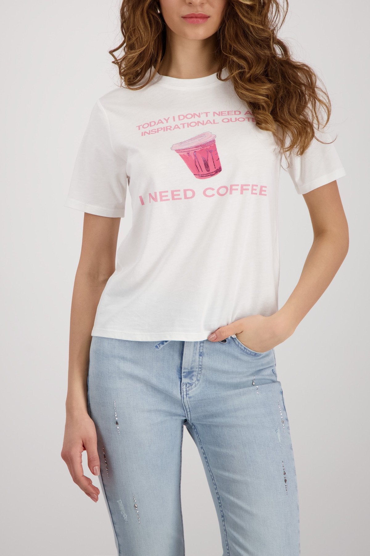 Monari Damen T-Shirts Off-White