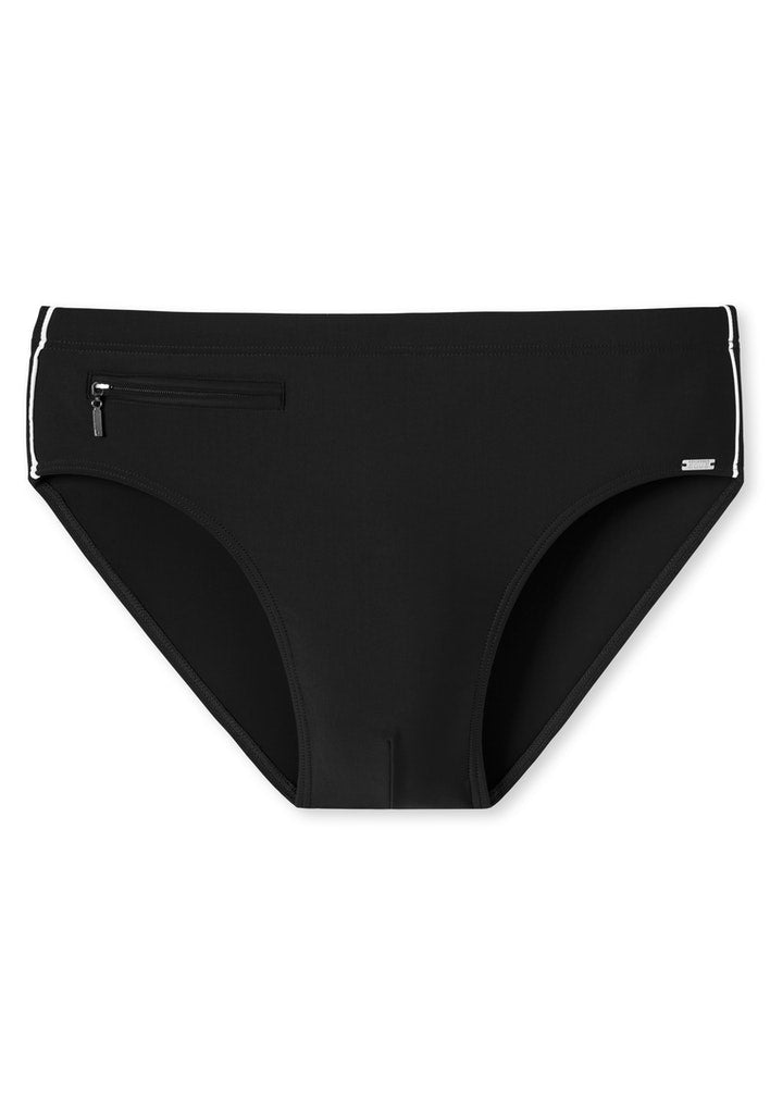 Schiesser Badehose Schwarz