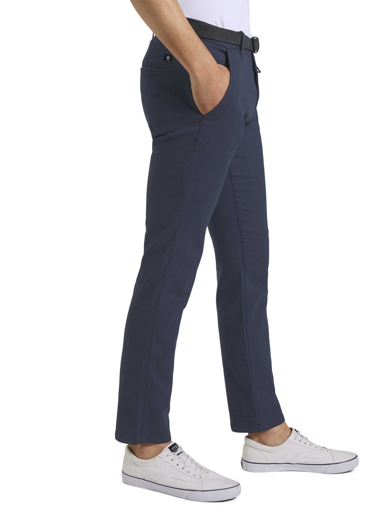 Tom Tailor denim Herren Hosen Navy Dobby Yarn