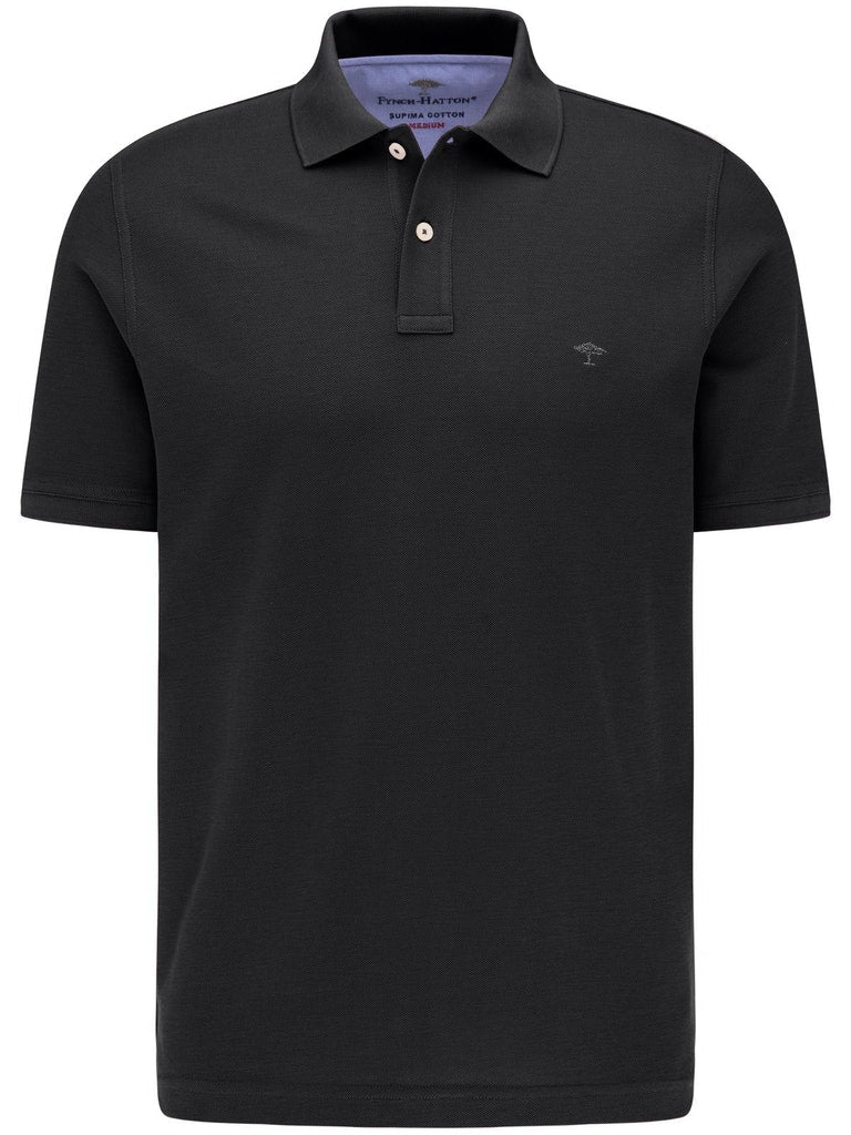 Fynch-Hatton Herren Polo-Shirts Black