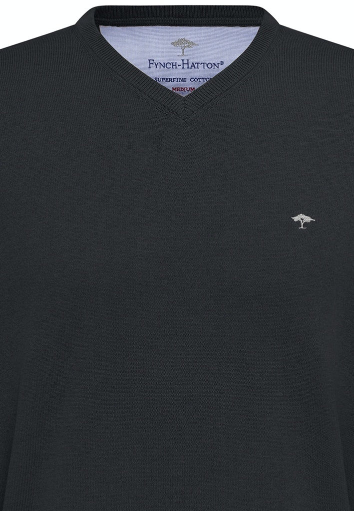 Fynch-Hatton Herren Pullover Charcoal