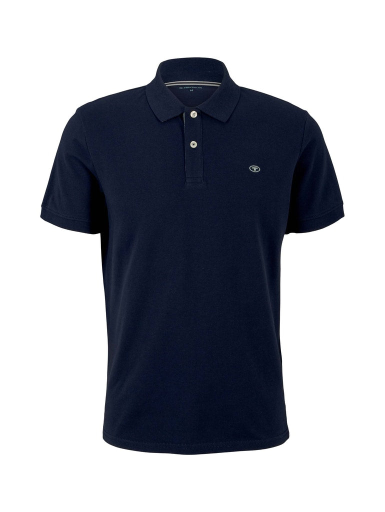 Tom Tailor Herren Polo-Shirts Sky Captain Blu