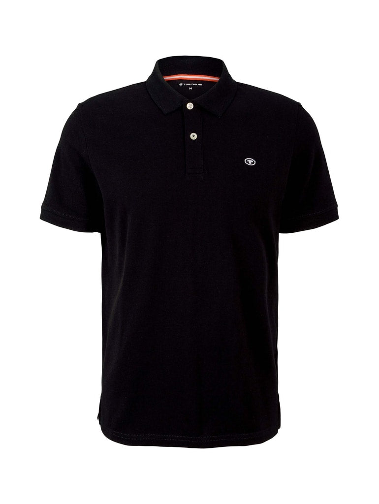 Tom Tailor Herren Polo-Shirts Black