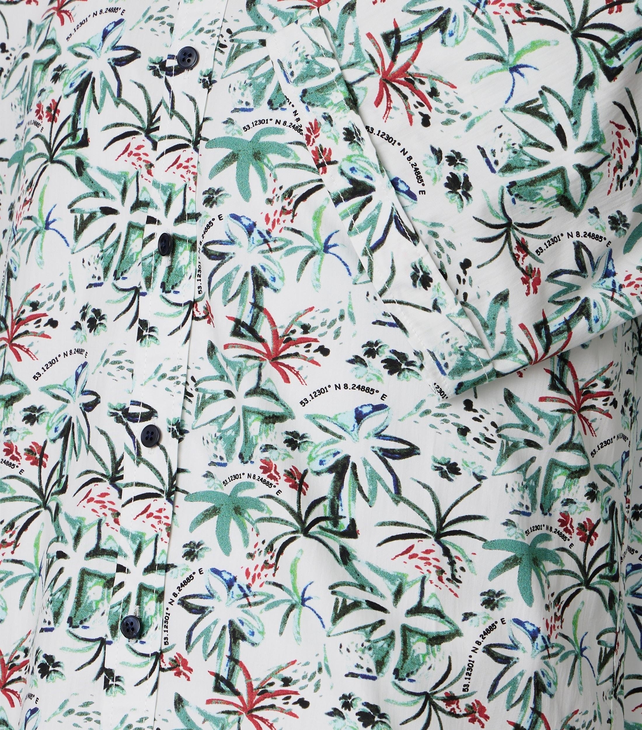 Casa Moda Herren Hemden kurz Gruen