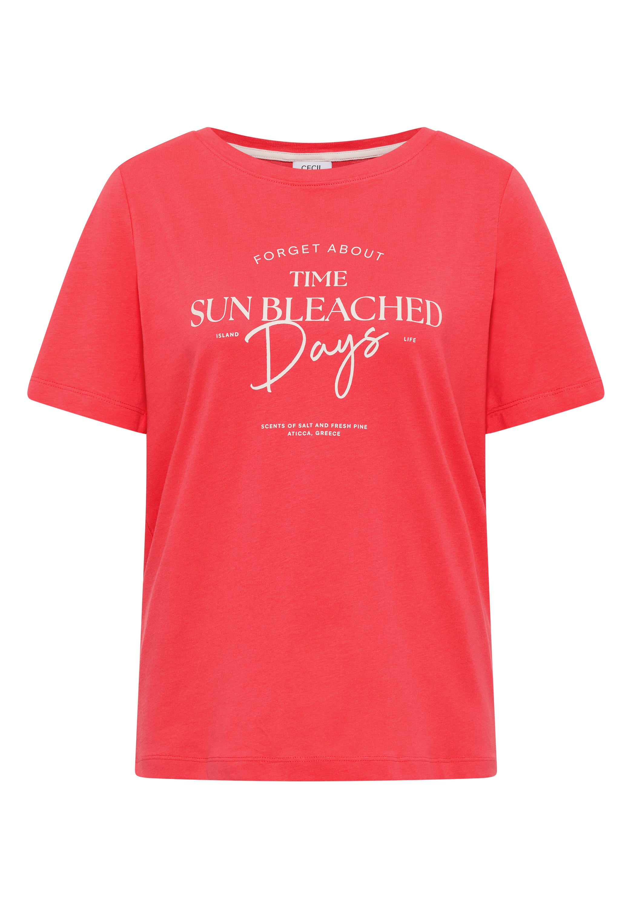Cecil Damen T-Shirts Coral