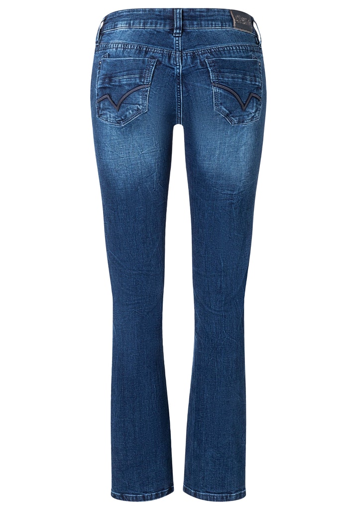 Timezone Damen Jeans Lush Blue