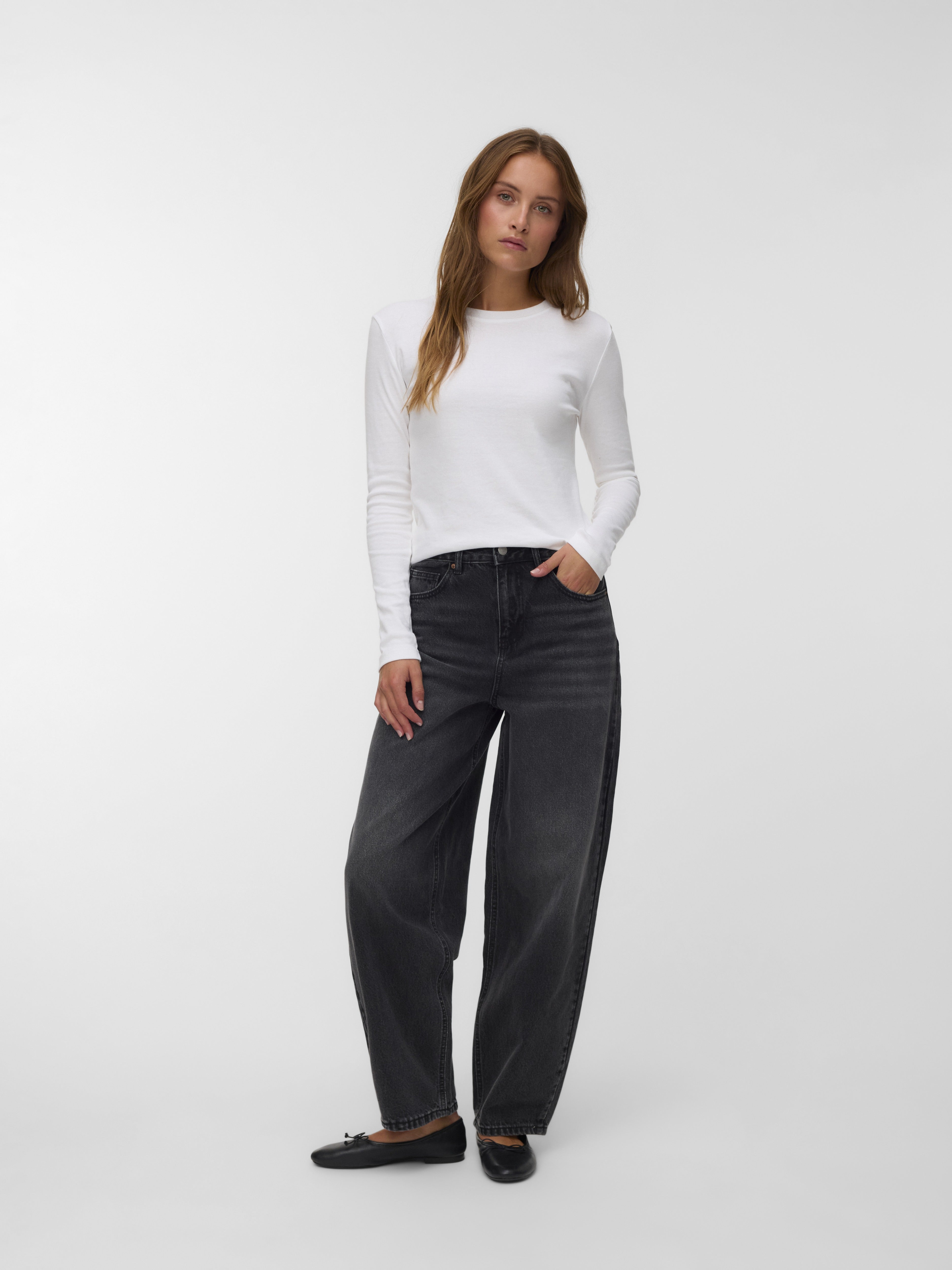 Vero Moda Damen Jeans Black Denim