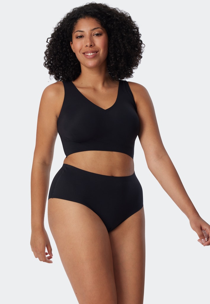 Schiesser Slip Schwarz