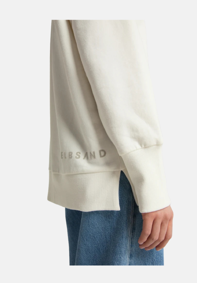 Elbsand Damen Sweatshirts Cloud White