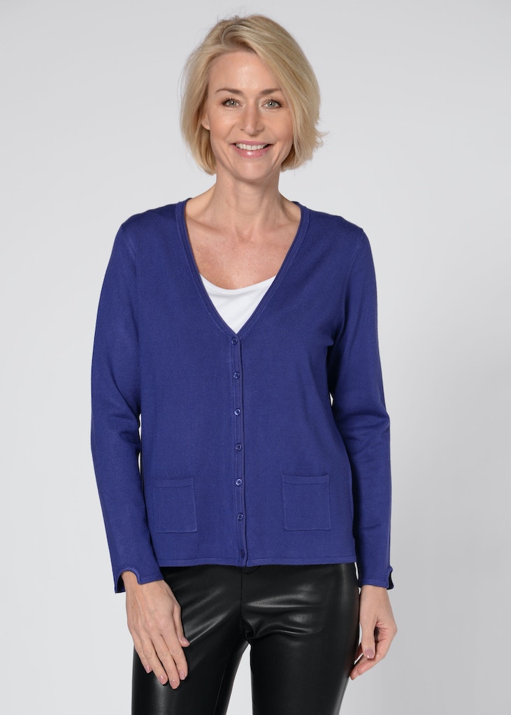 Clarina Damen Strickjacken Lila