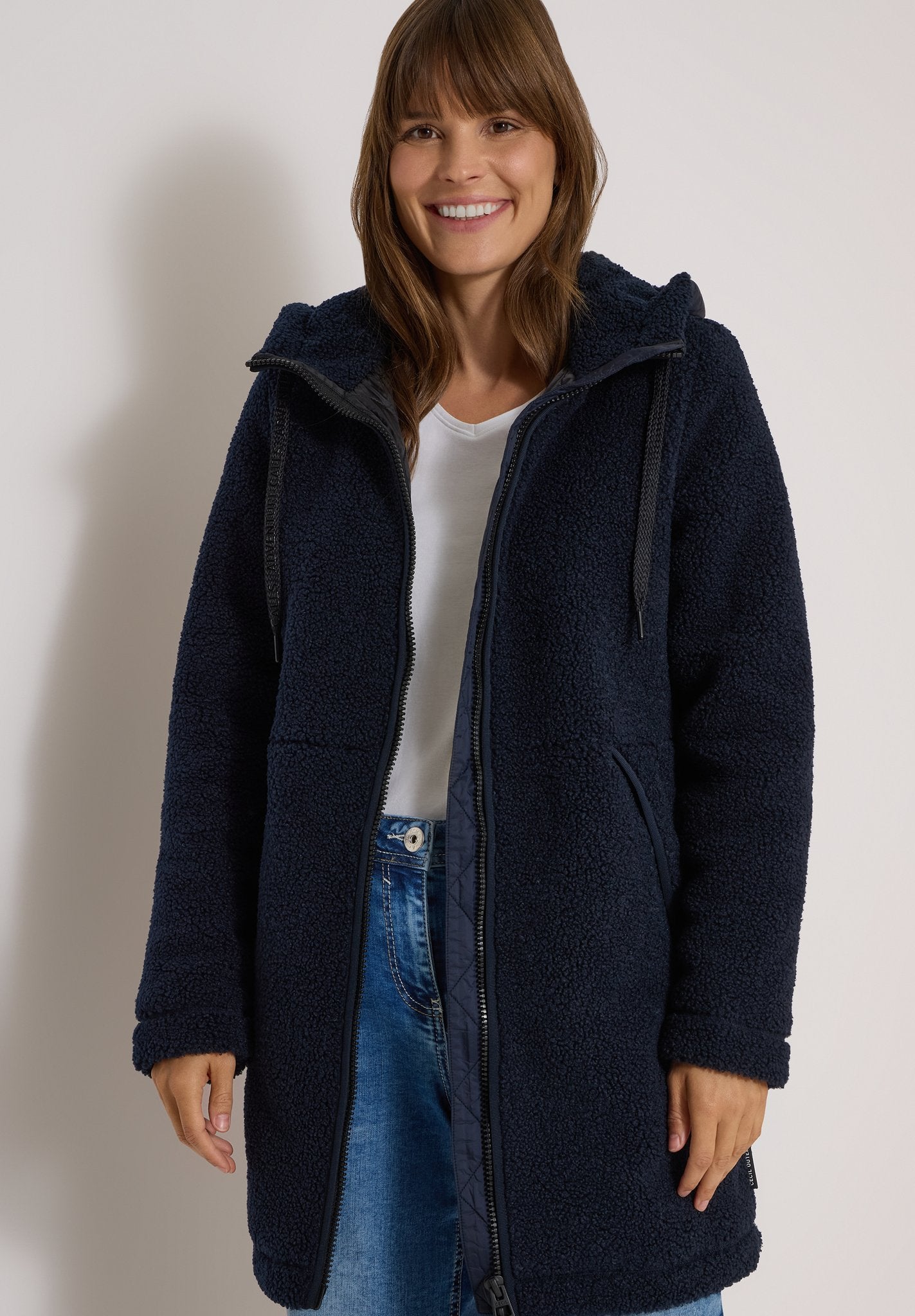 Cecil Damen Mantel Dark Navy
