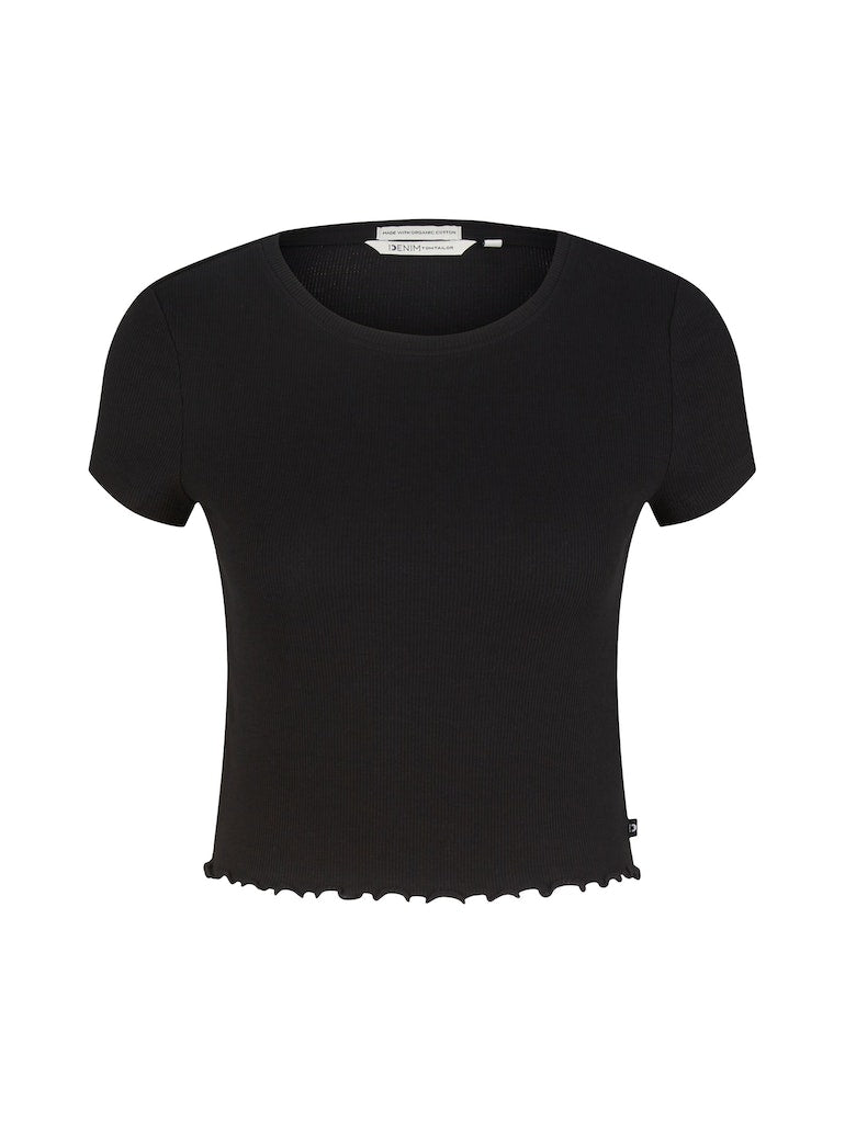 Tom Tailor denim Damen T-Shirts Deep Black