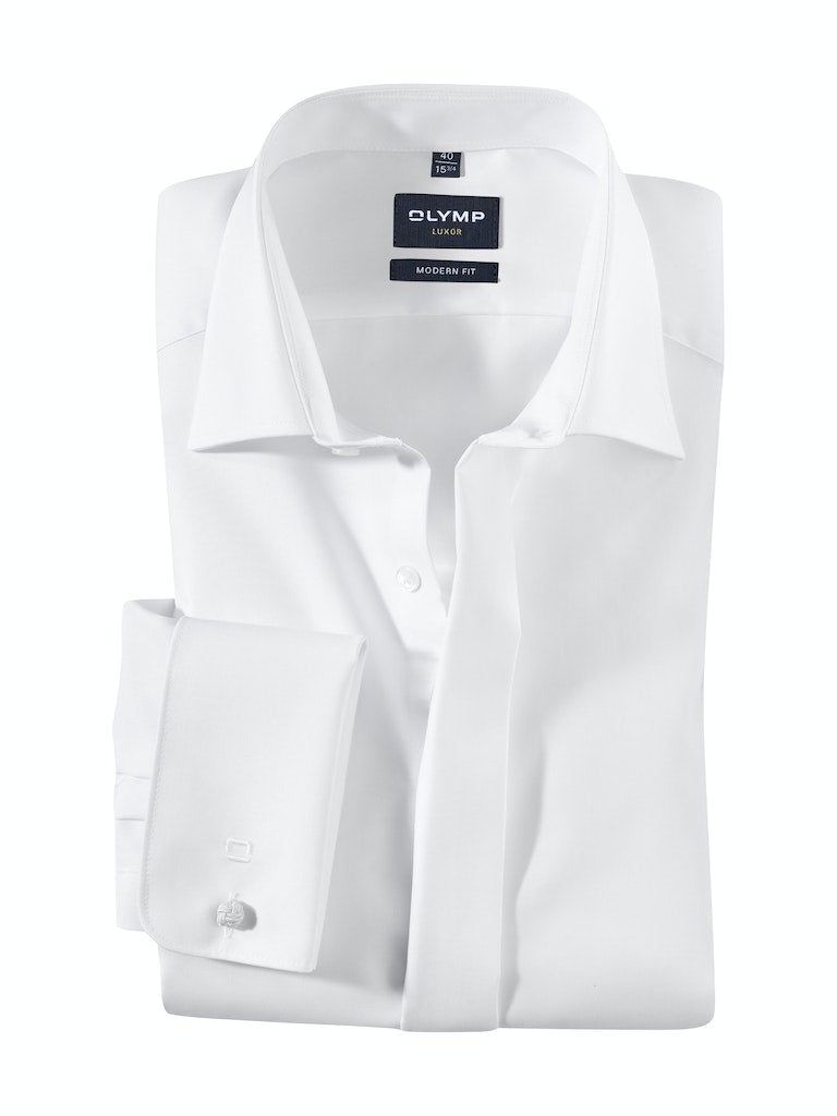 Olymp Herren Hemden lang Weiss