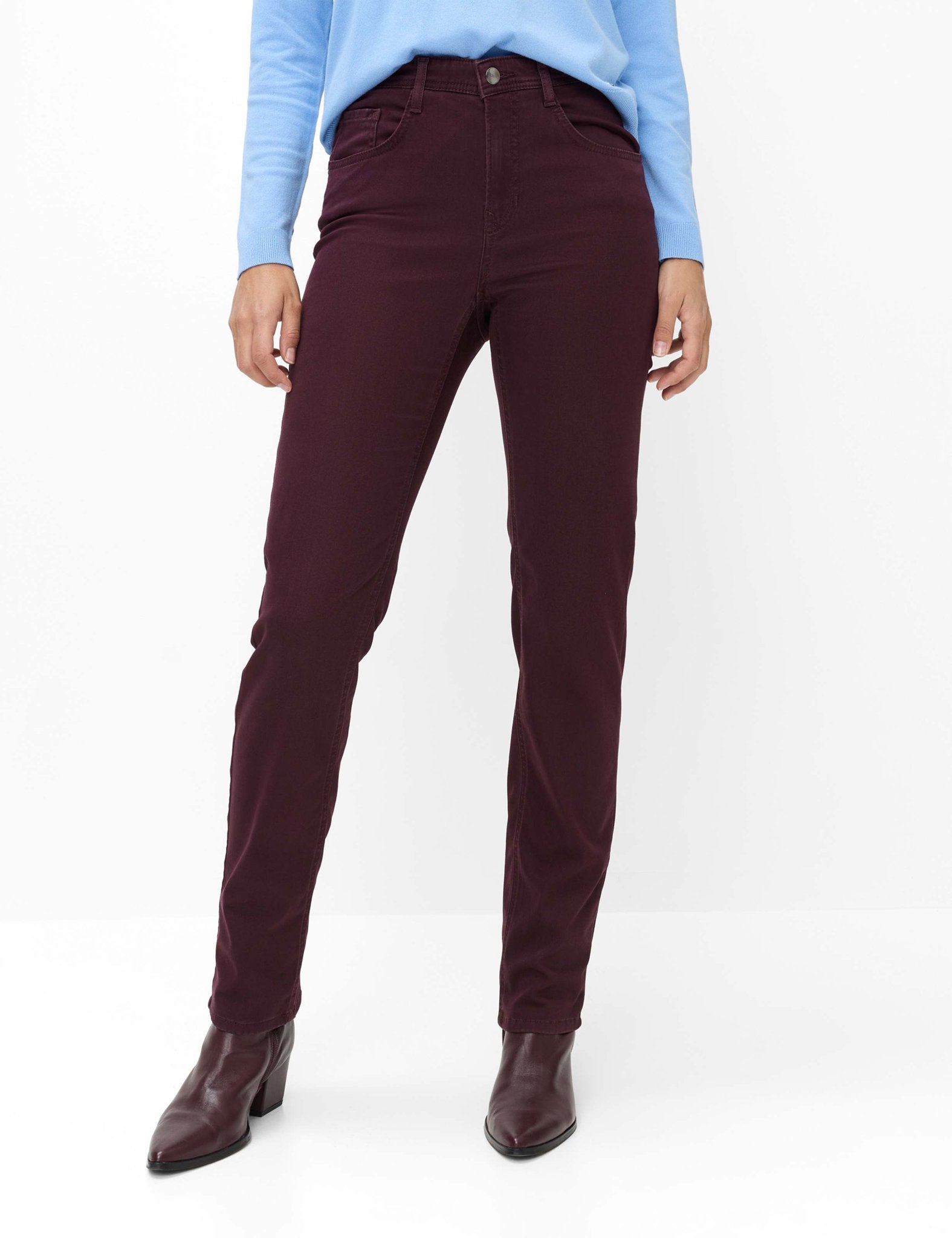 Brax Damen Hosen Blackberry Viol