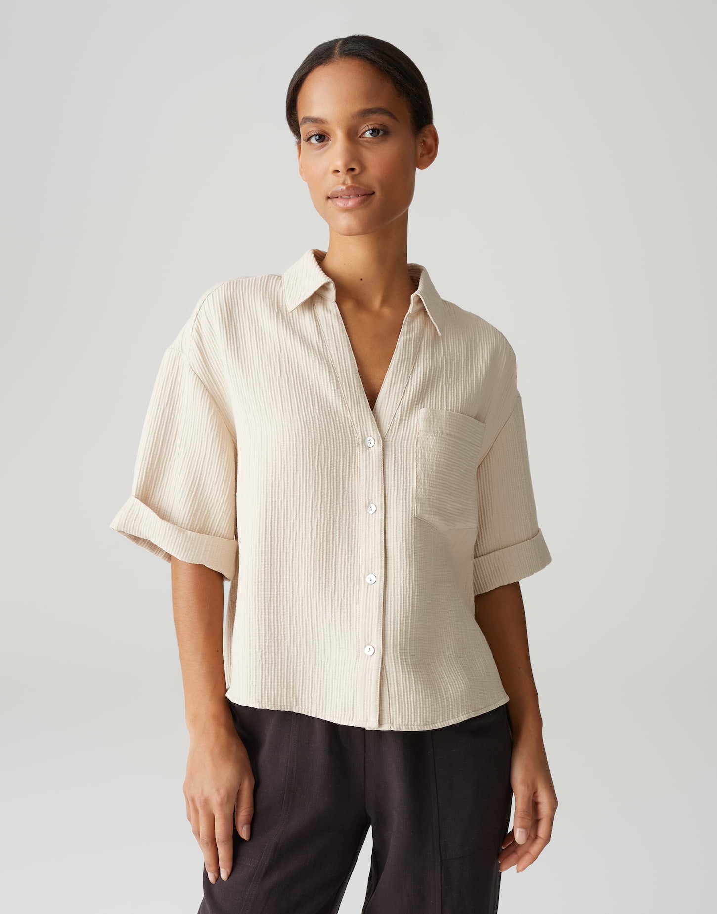 Opus Damen Blusen Natural Glaze