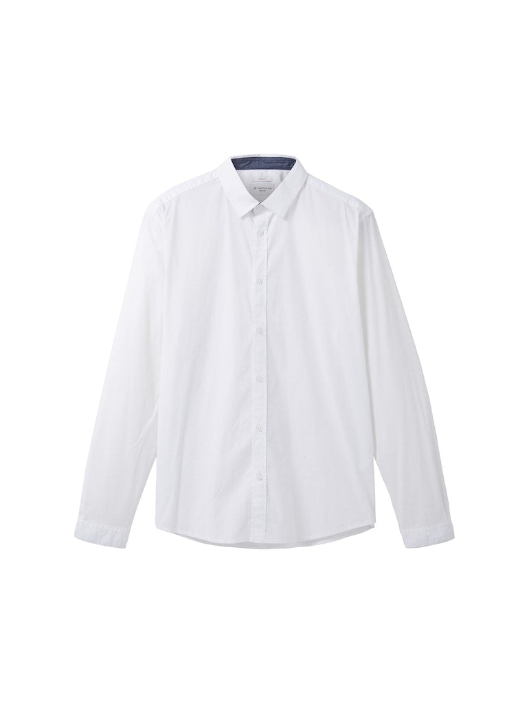 Tom Tailor Herren Hemden lang White
