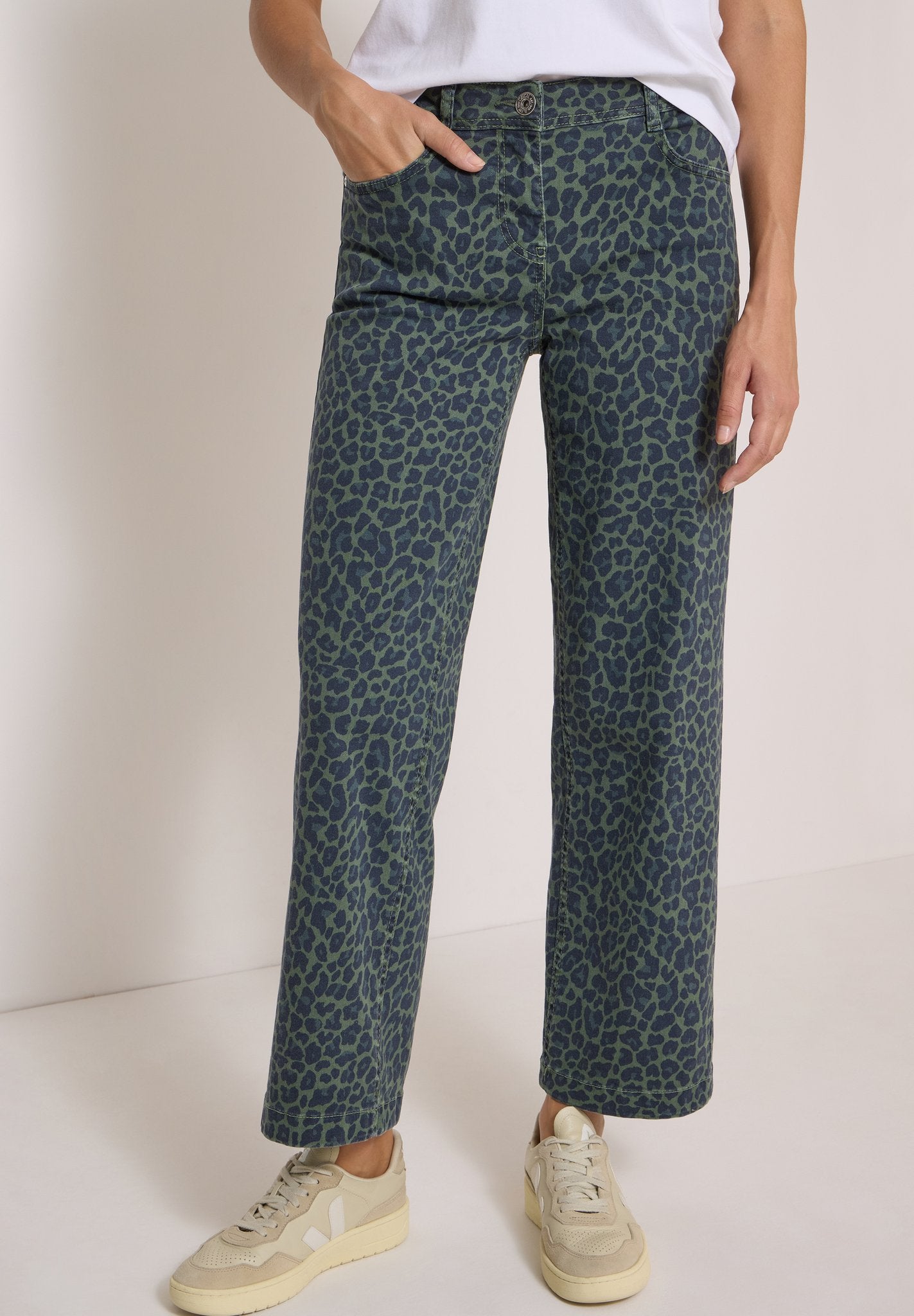Cecil Damen Hosen Dried Oli