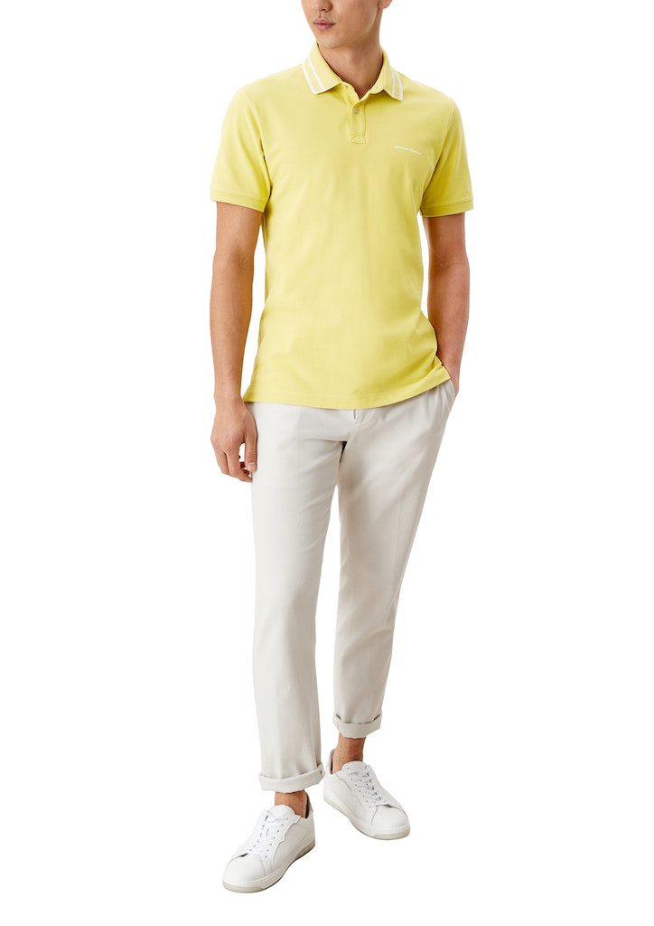 S. Oliver red Herren Polo-Shirts Yellow