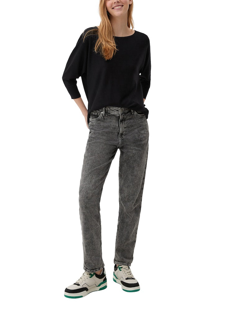 QS by S.Oliver Damen Pullover Grey/Black