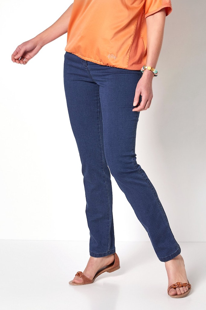 Toni Dress Damen Hosen Midblue