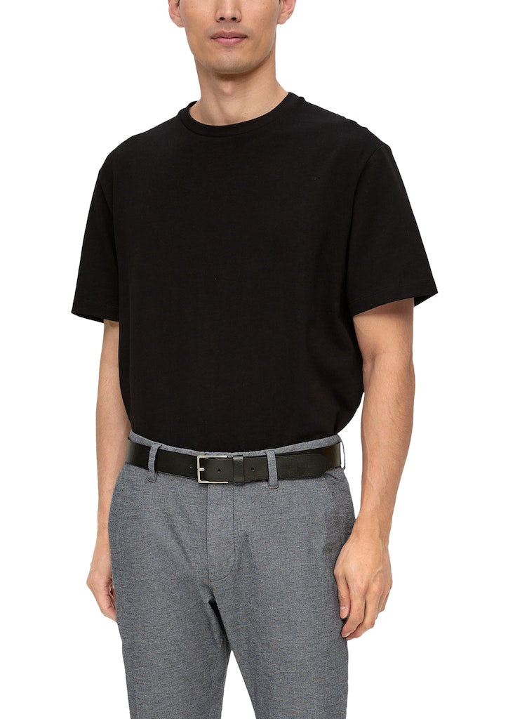 S. Oliver red Herren Gürtel Grey/Black