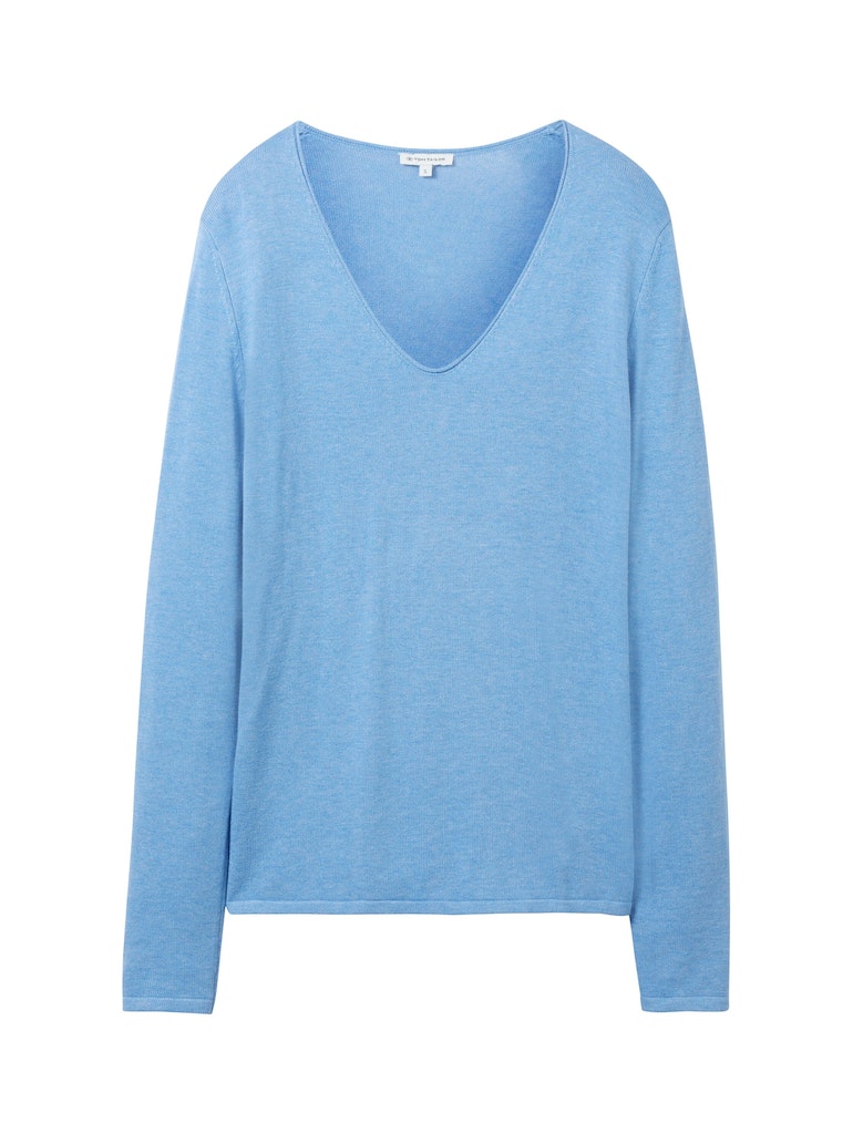 Tom Tailor Damen Sweatshirts Sea Blue Melang