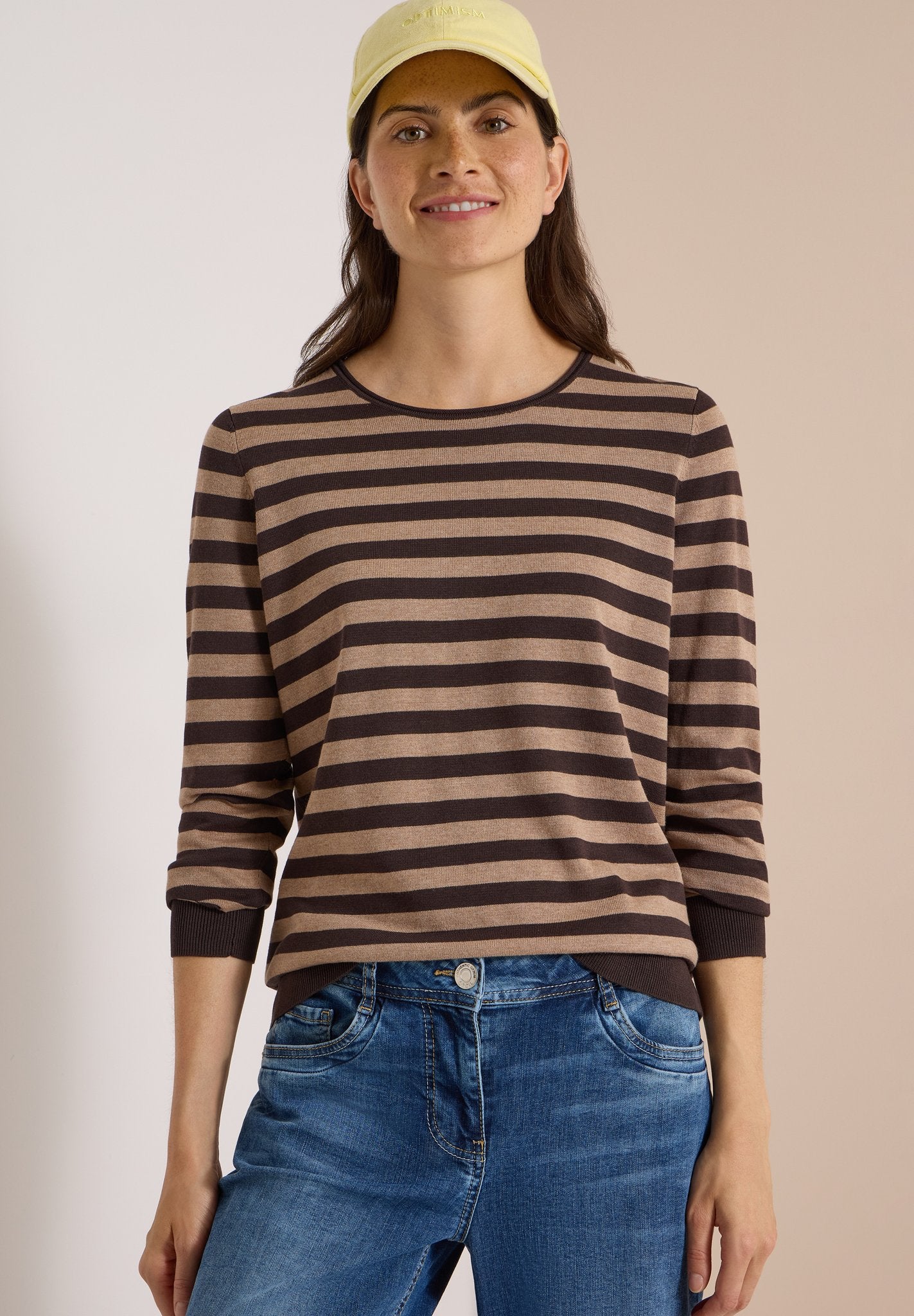 Cecil Damen Pullover Truffle B