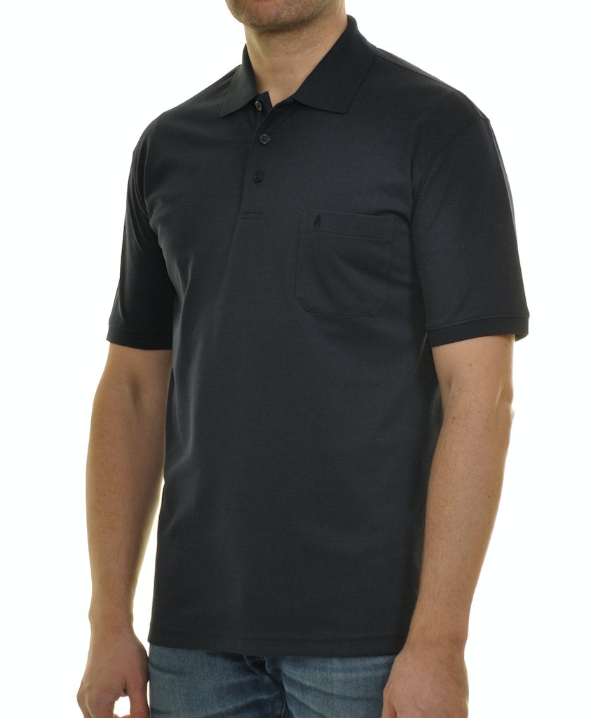Ragman Herren Polo-Shirts Marine