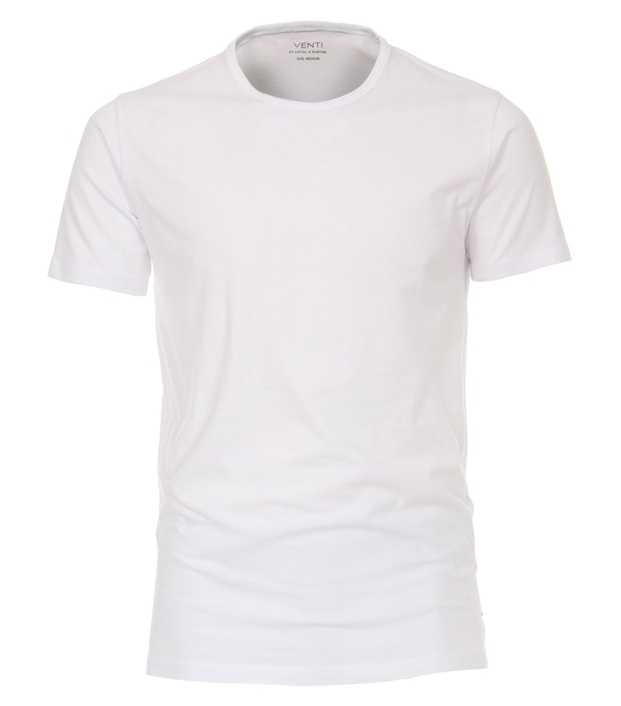 Venti Herren T-Shirts kurz Weiss