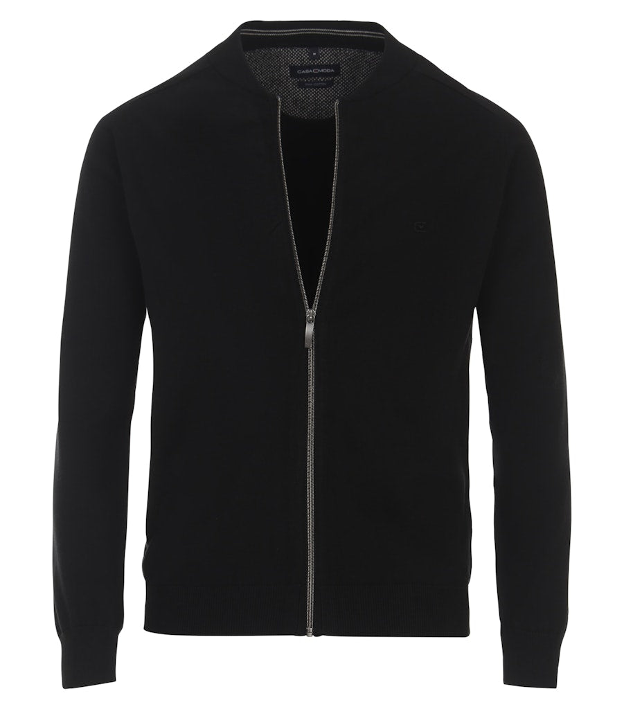 Casa Moda Herren Strickjacken Schwarz