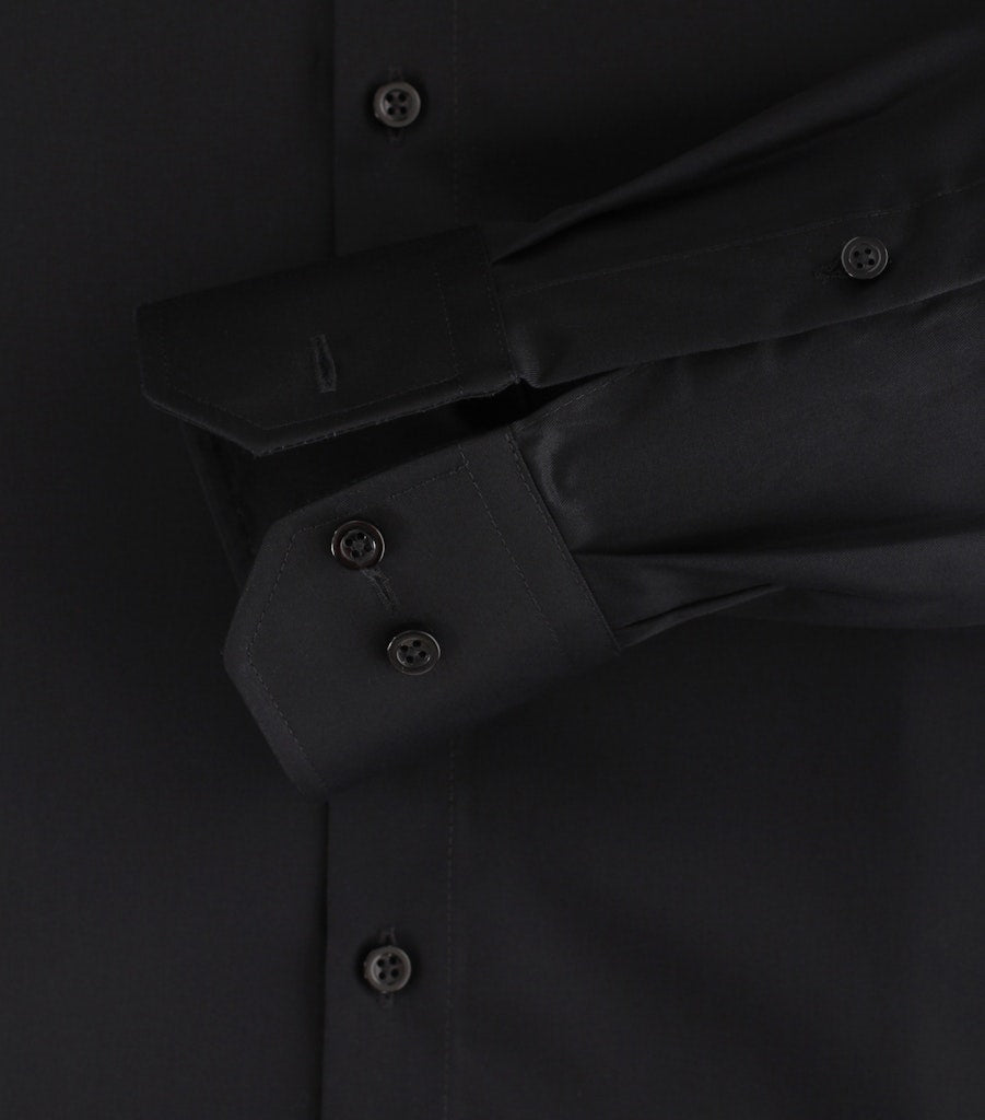 Venti Herren Hemden lang Schwarz